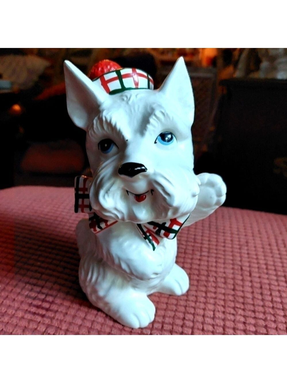 Vintage* Collectible Ceramic Scottish Scotty Bank